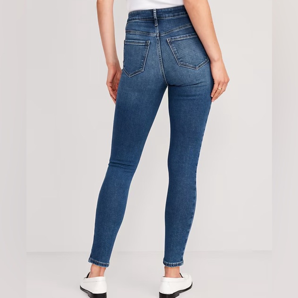 Old Navy Women’s‎ High-Waisted Rockstar Super-Skinny Jeans Size 4 - Picture 3 of 8